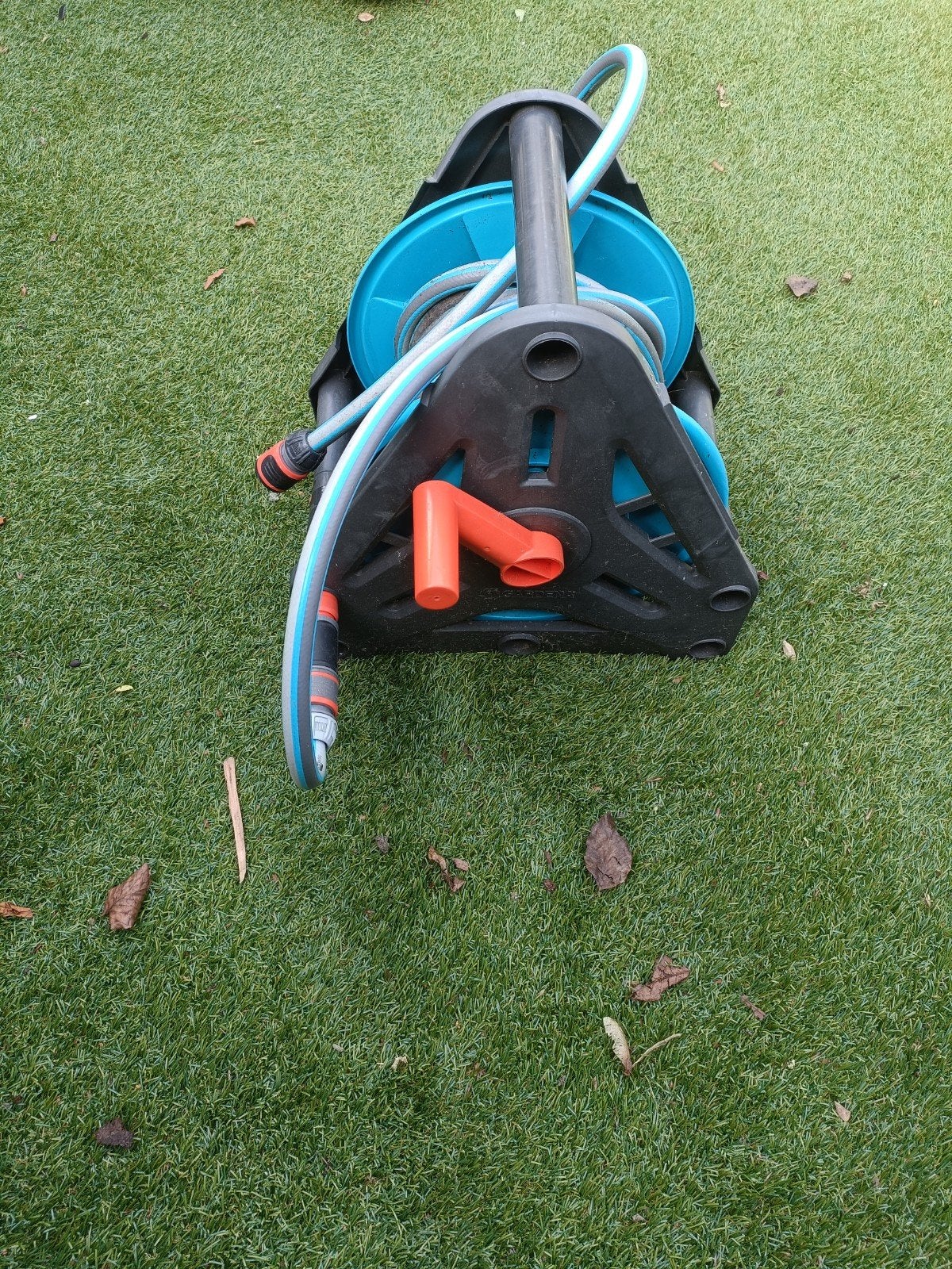 Gardena Tuinslanghaspel met slang, Tuin en Terras, Ophalen, Gebruikt, Tuinslanghaspel