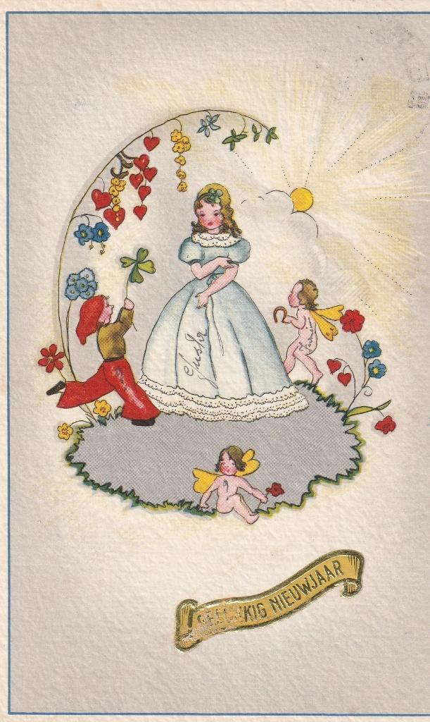 fantasiekaart, Verzenden, 1940 tot 1960, Sterren en Beroemdheden