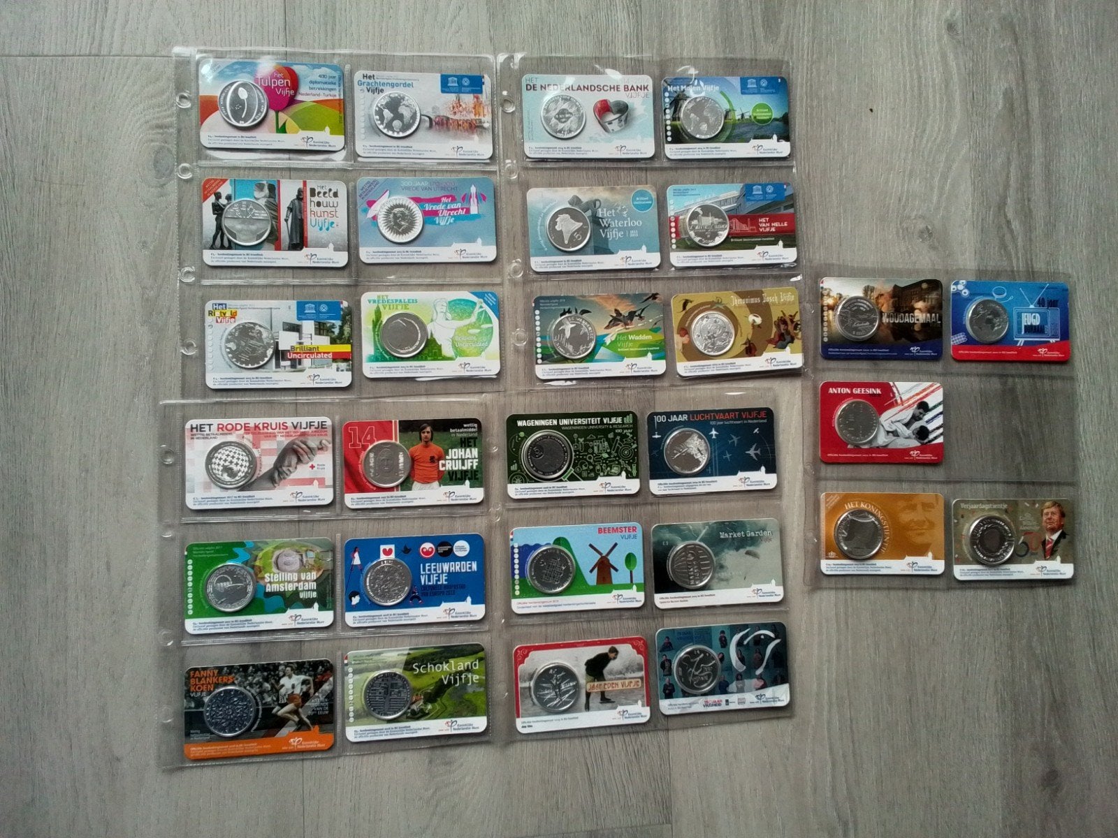 5 en 10 euromunten in coincard BU kwaliteit (LOS TE KOOP), Ophalen of Verzenden, Koningin Beatrix, Euro's