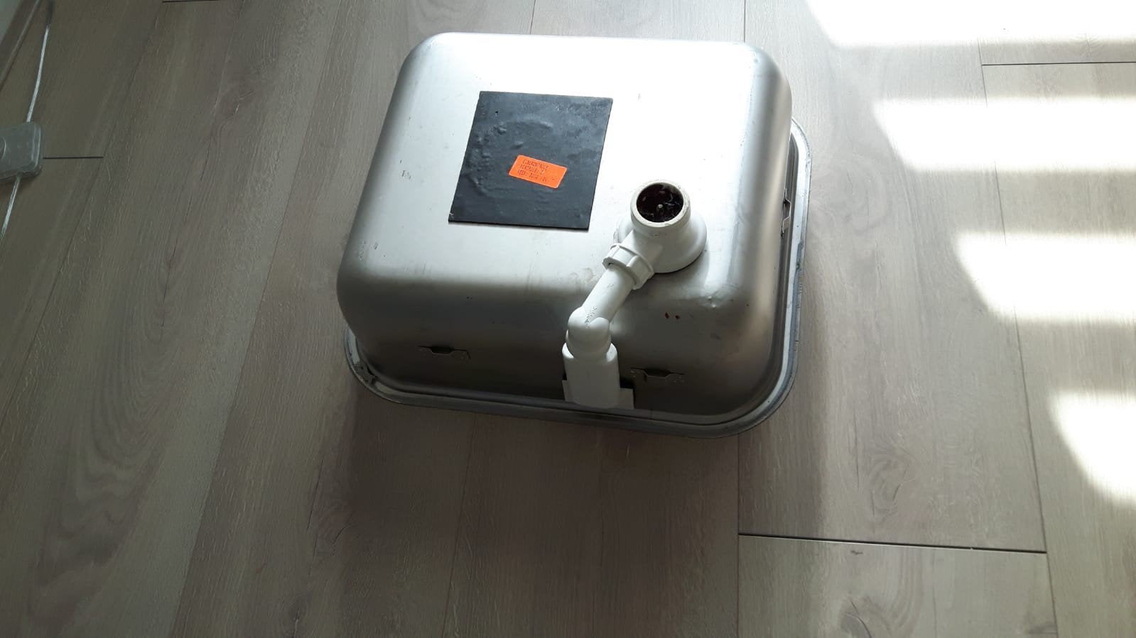 Te koop RVS spoelbak., Overige typen, Ophalen of Verzenden, Gebruikt, Zilver