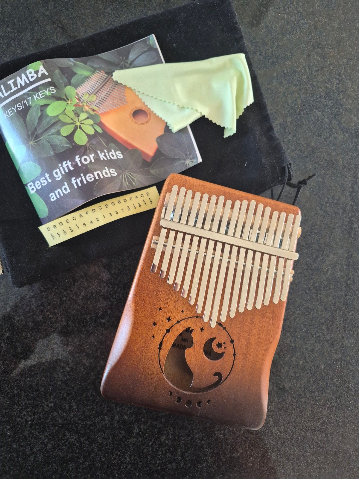 Kalimba mooi warme klank en hout uitsnede, Ophalen of Verzenden