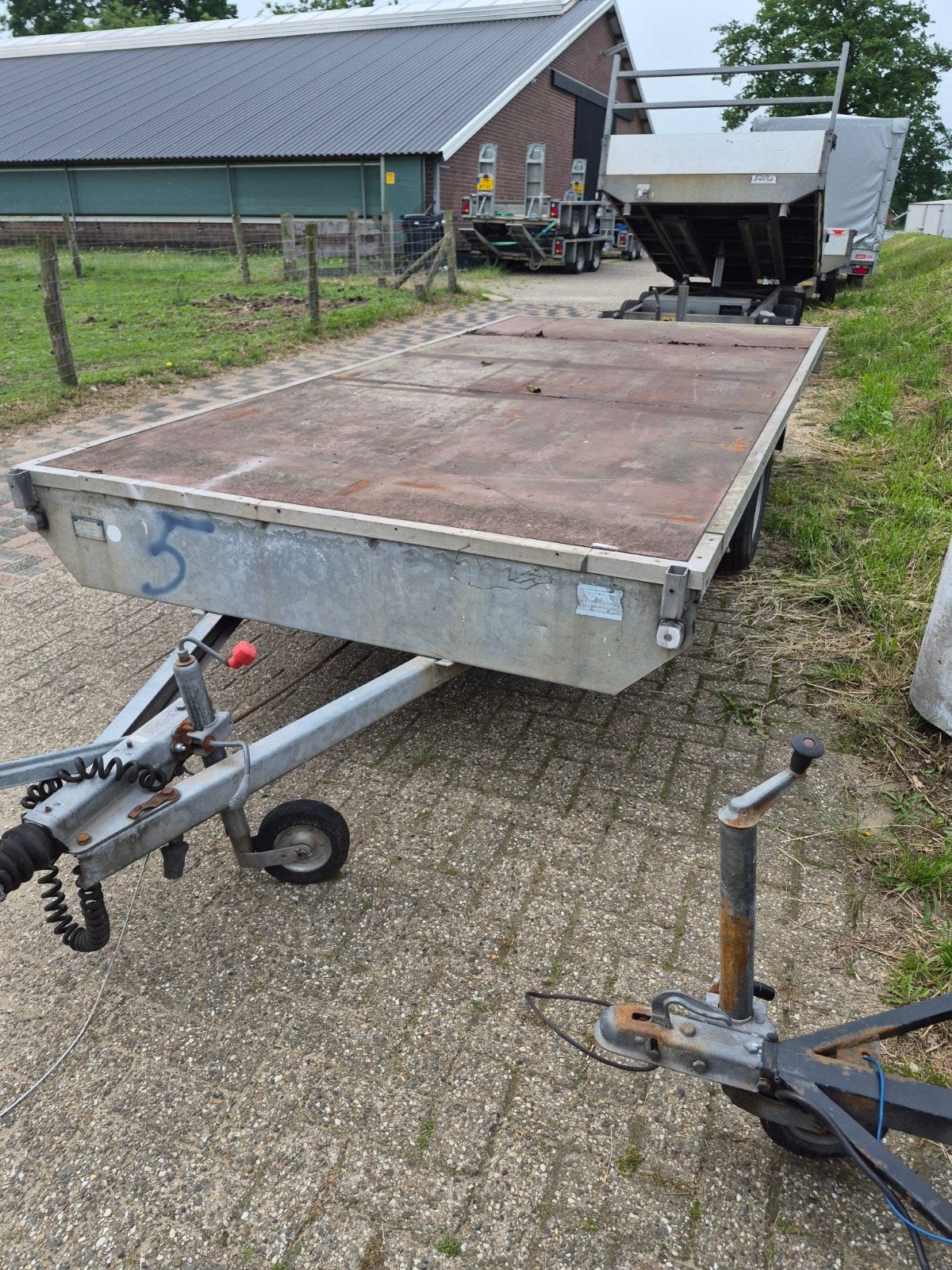 Schaftwagen onderstel met kenteken, Ophalen of Verzenden