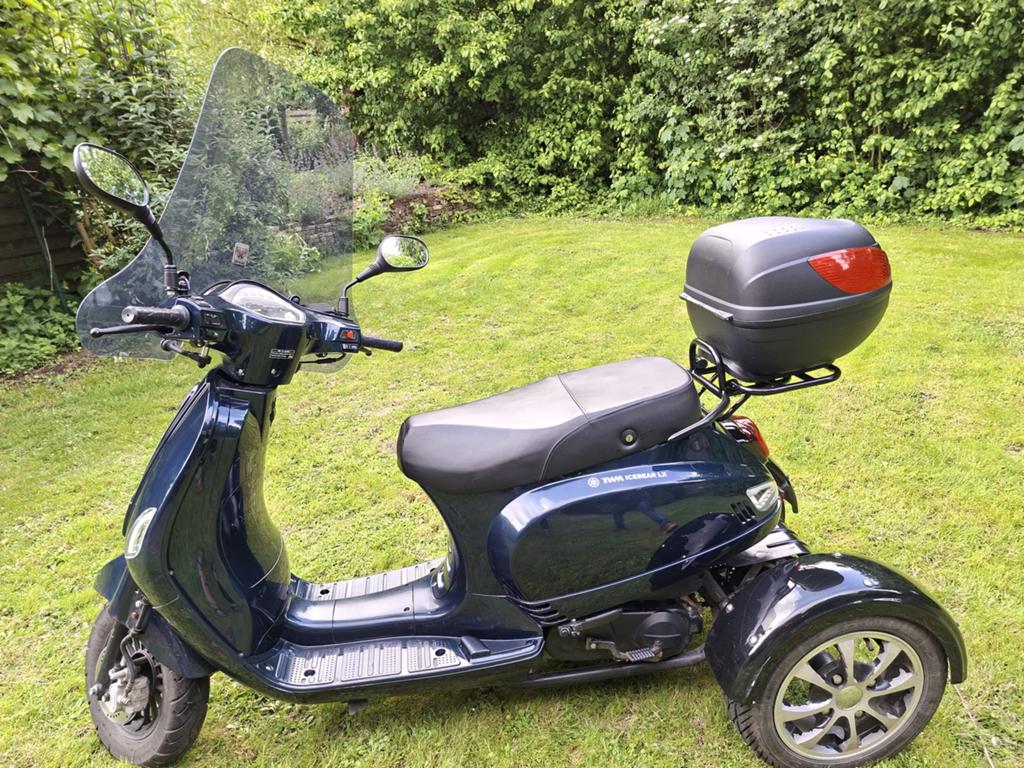 Driewiel scooter icebear, Diversen, Brommobielen en Scootmobielen, Zo goed als nieuw, Overige merken, 46 km of meer, 16 km/u of meer