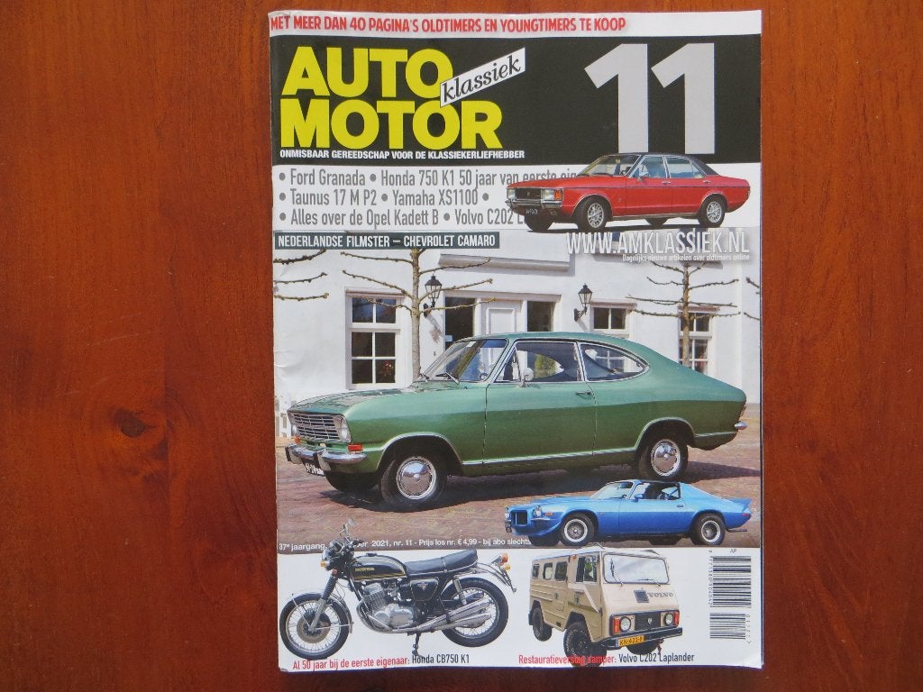 Auto Motor Klassiek 11 2021 Ford Granada, Opel Kadett B, Ophalen of Verzenden, Nieuw, Ford