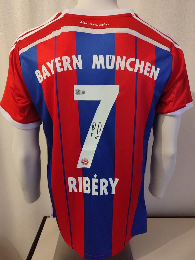 Bayern München shirt gesigneerd door Ribery met Beckett coa, Ophalen of Verzenden, Nieuw, Buitenlandse clubs, Shirt