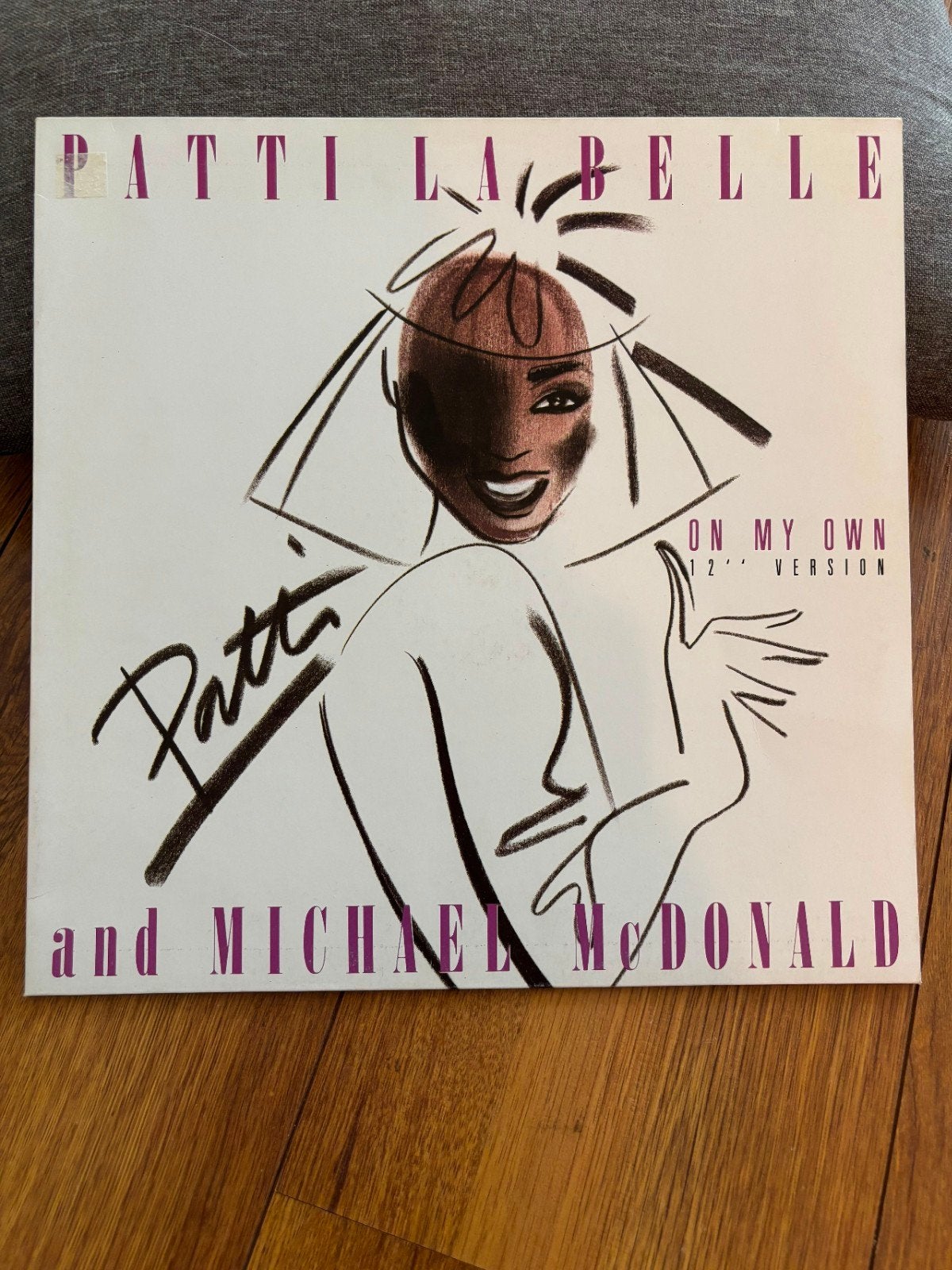 Patti LaBelle & Michael McDonald - On My Own 12'' Vinyl, Pop, Zo goed als nieuw, EP, 12 inch