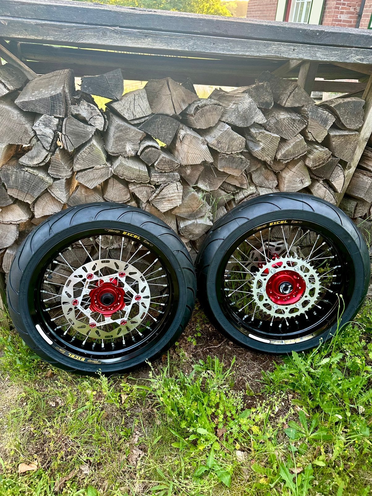 Complete set Supermoto wielen, Haan Wheels.NIEUW!, Ophalen, Nieuw