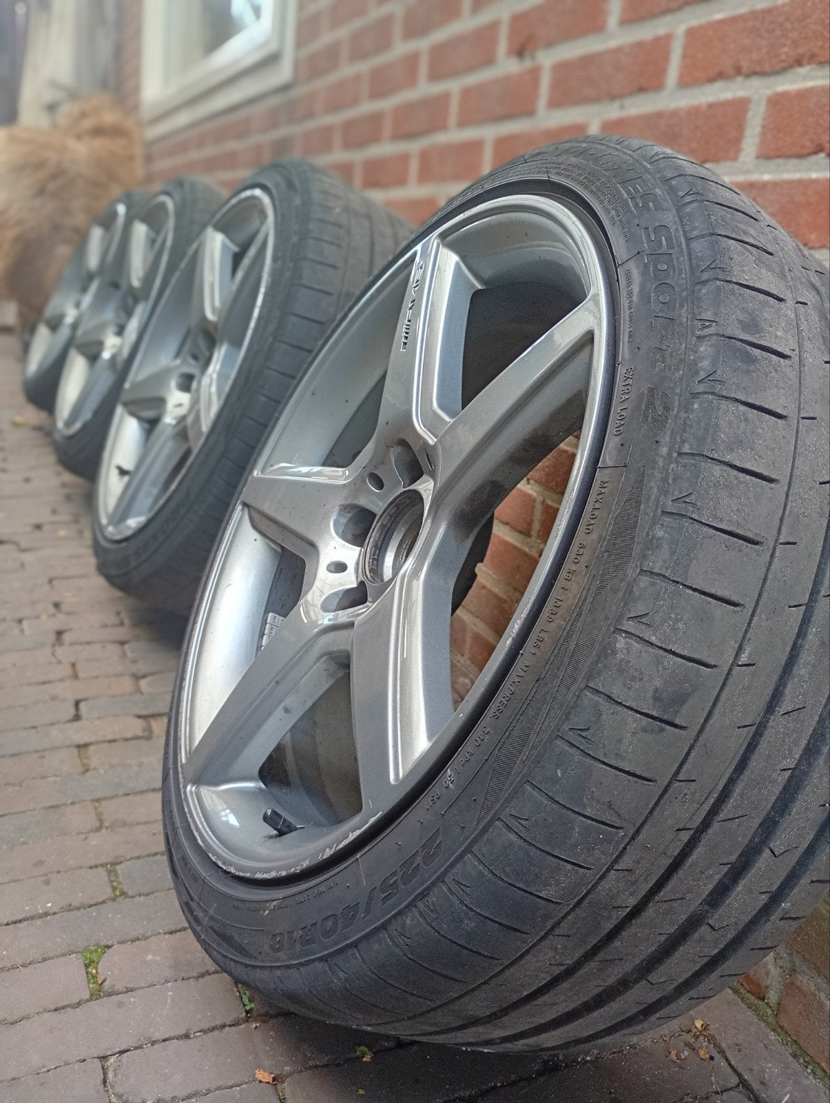 AMG velgen - 18 inch - beschadigd, Ophalen, 18 inch, Velg(en), Zomerbanden