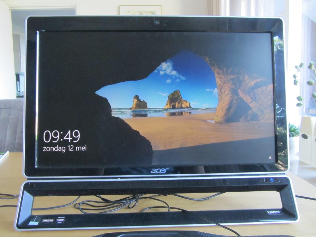 Acer all in one computer, Computers en Software, Desktop Pc's, Ophalen, AMD 8-5500, Gebruikt, Acer.