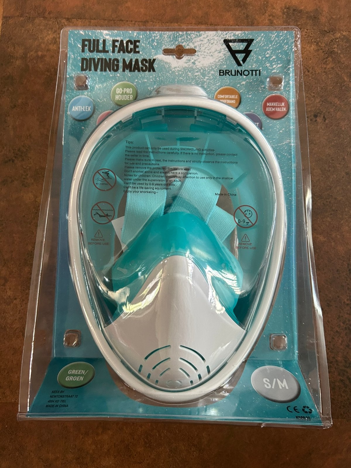 Duikmasker nieuw!, Ophalen of Verzenden, Nieuw, Snorkelmasker