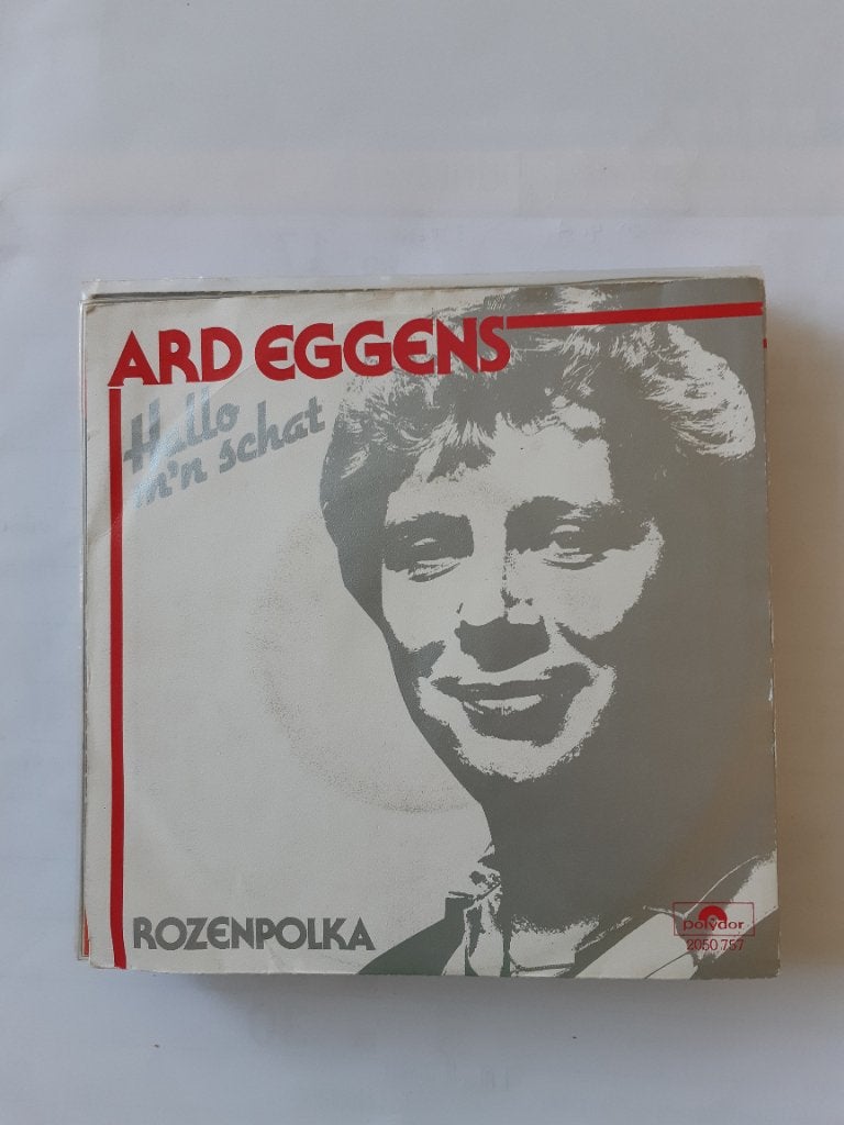 Ard Eggens , Hallo m'n schat , single, Ophalen of Verzenden, Gebruikt, 12 inch, Levenslied of Smartlap