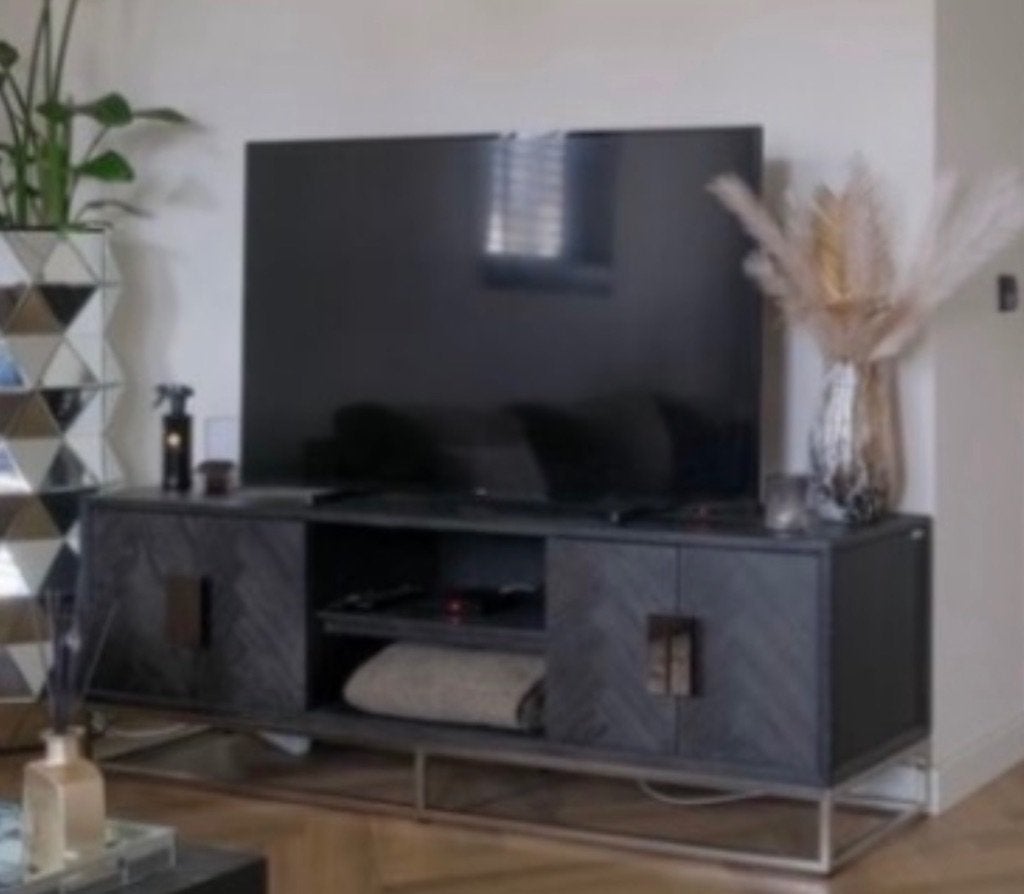 Tv kast richmond blackbone, Ophalen, Gebruikt, 200 cm of meer, Minder dan 100 cm