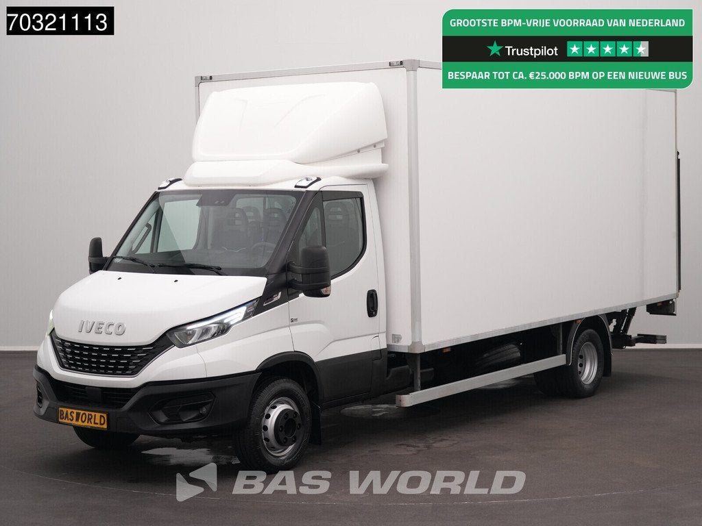 Iveco Daily 72C18 3.0L Automaat Laadklep Zijdeur 180PK Bakwa, Auto's, Bestelauto's, Automaat, Stof, Gebruikt, Euro 6