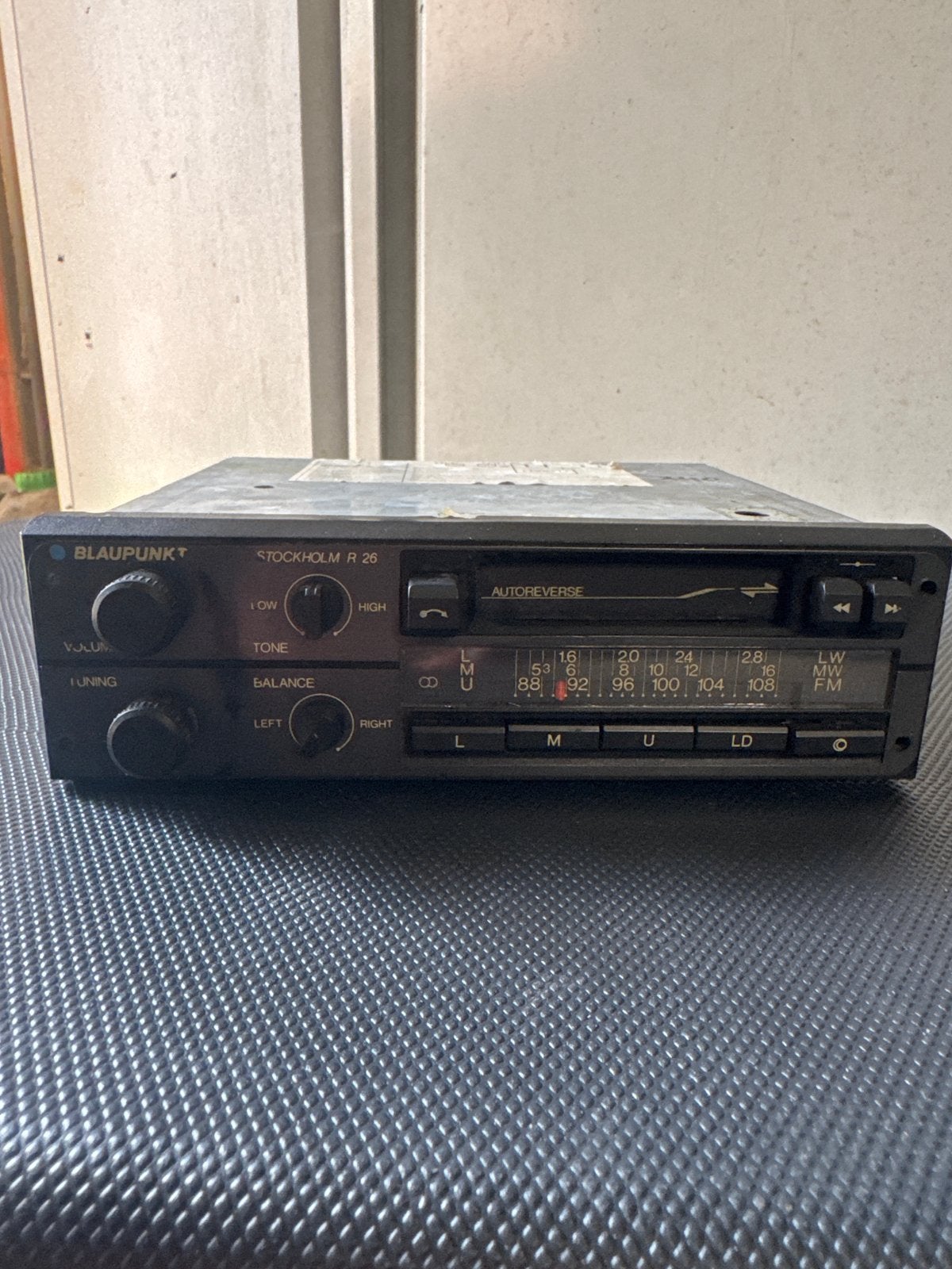 Blaupunkt Stockholm R 26 Autoradio Cassette Speler, Ophalen of Verzenden, Gebruikt