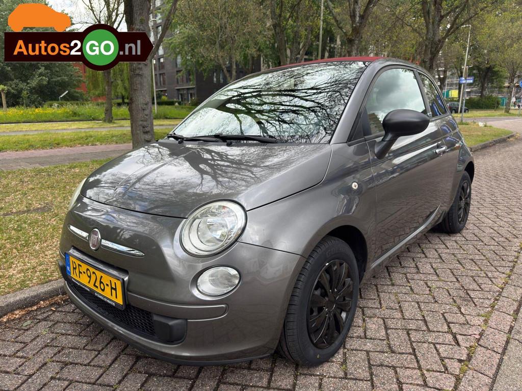 Fiat 500 C 1.2 Lounge I Airco I Multi media I Apple Carplay, Auto's, Euro 5, Gebruikt, 4 cilinders, Cabriolet