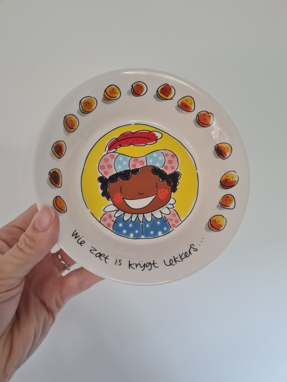 Blond Amsterdam Sinterklaas bakje pepernoten Piet, Nieuw, Ophalen of Verzenden, Kom(men), Aardewerk