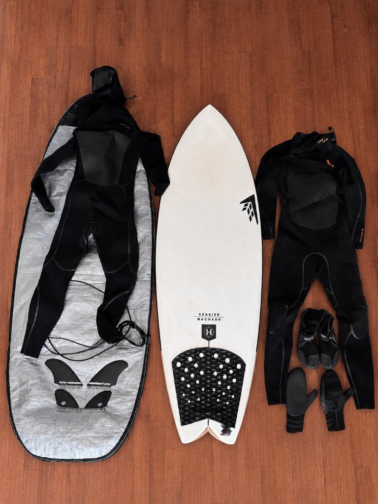 FireWire seaside surfboard, Watersport en Boten, Ophalen, Zo goed als nieuw, Fish, Met koord