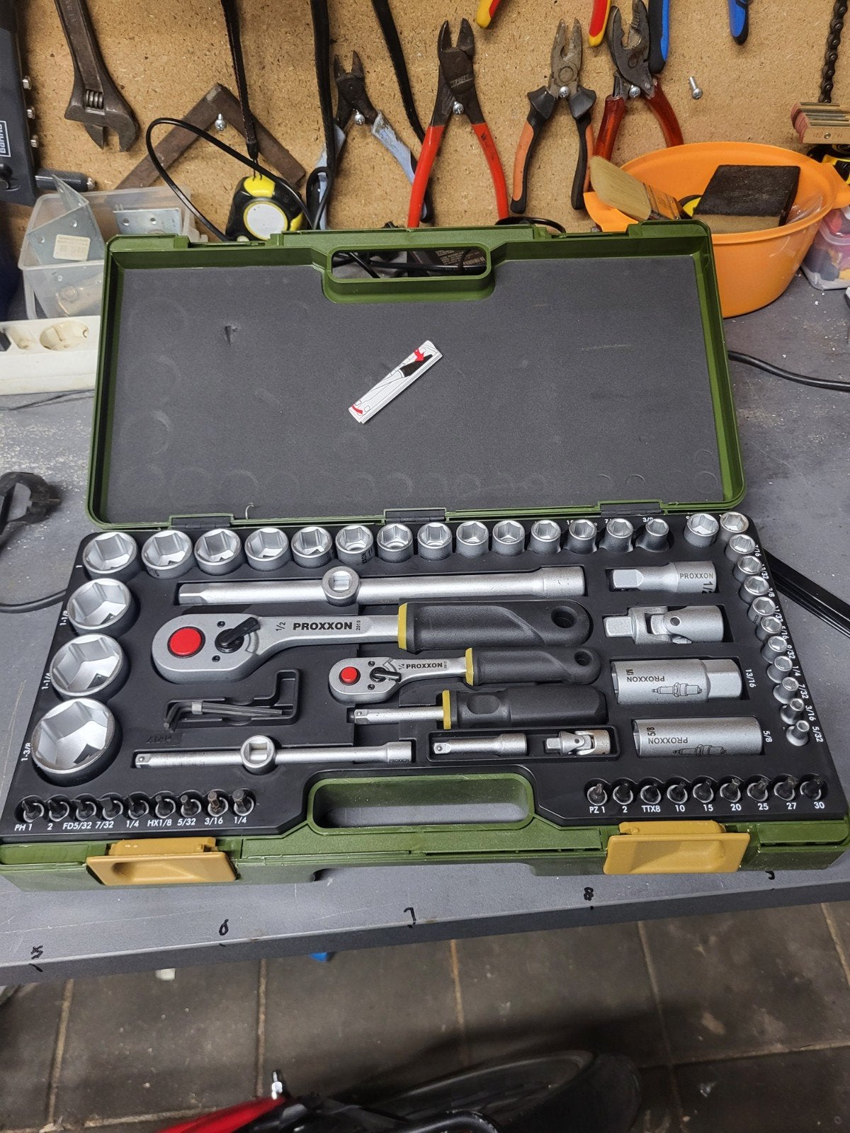 65-delige inch-maten dopsleutelset van proxxon ., Ophalen of Verzenden, Nieuw, Gereedschapsset, Overige merken