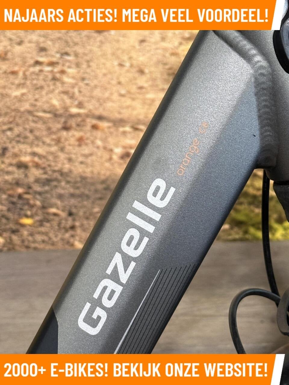 Gazelle Orange C8 elektrische fiets met middenmotor ebike!, Fietsen en Brommers, Zo goed als nieuw, 50 km per accu of meer, Gazelle