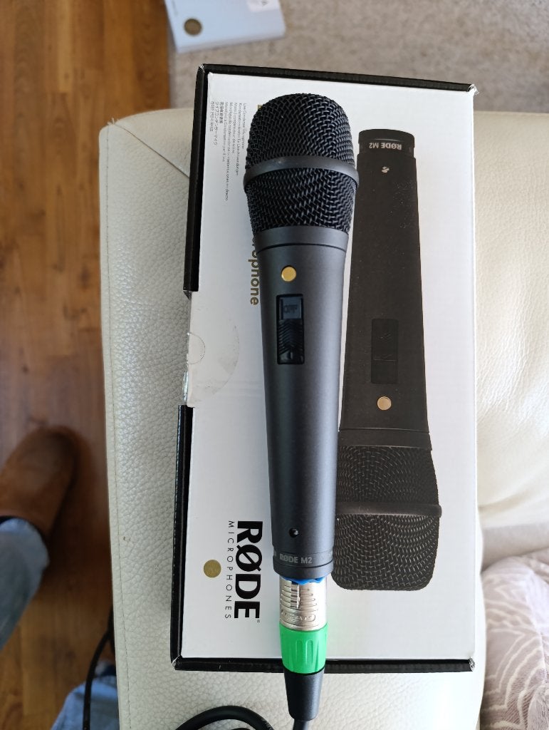 Rode M2 microfoon, Muziek en Instrumenten, Microfoons, Ophalen of Verzenden, Zo goed als nieuw, Studiomicrofoon