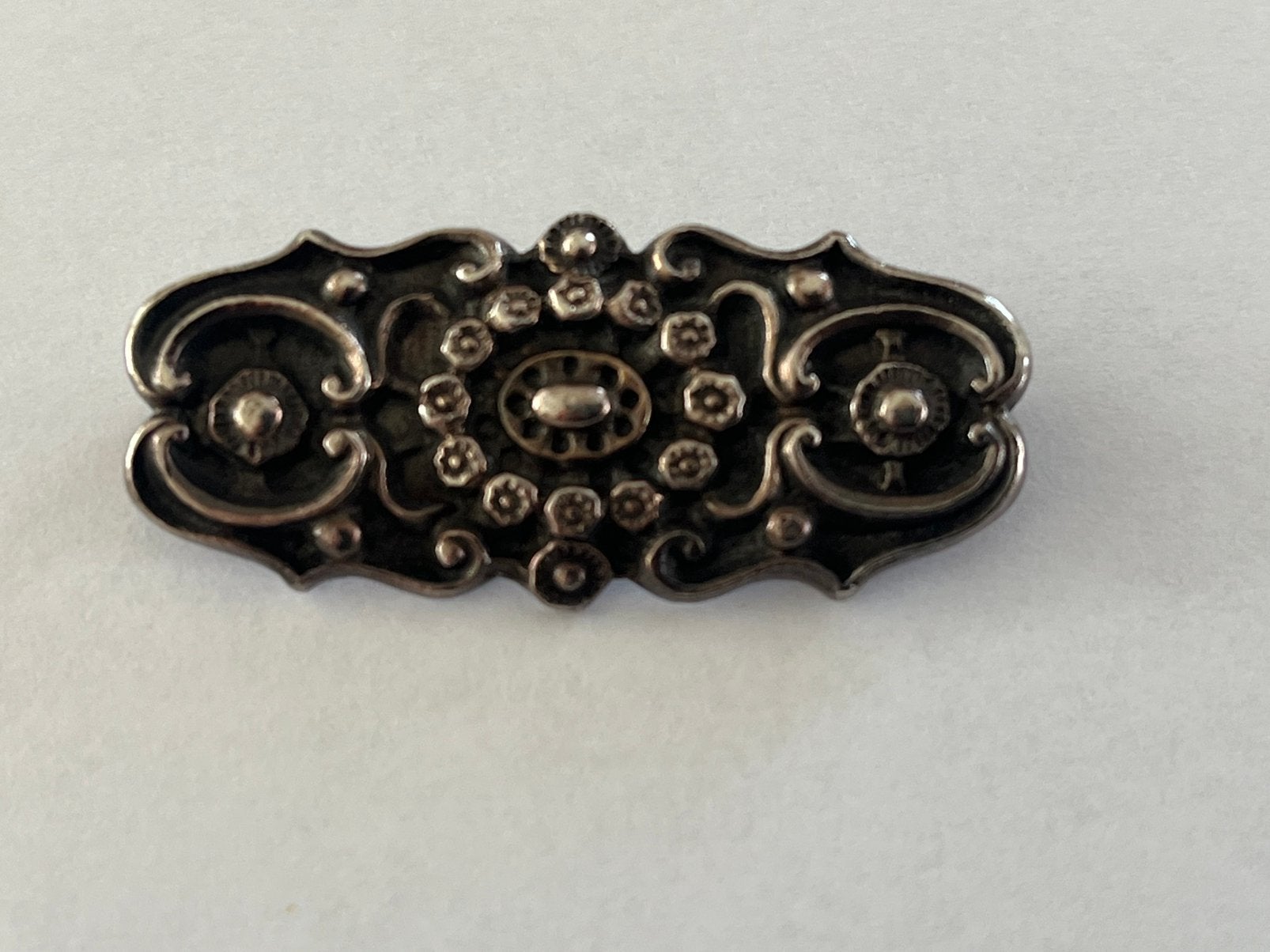 ANTIEKE BROCHE STERLING ZILVER 925, Sieraden, Tassen en Uiterlijk, Broches, Ophalen of Verzenden, Zilver