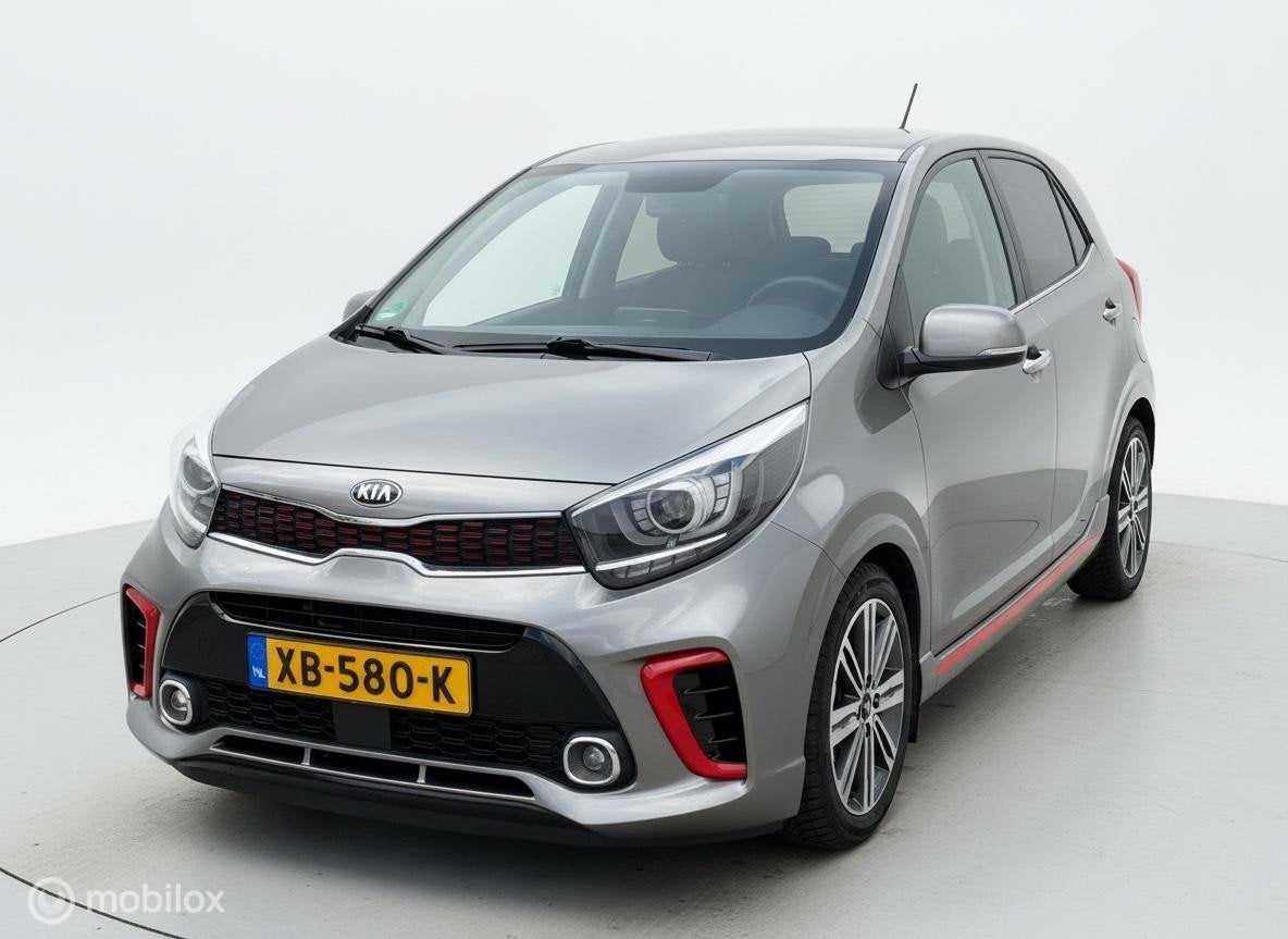 Kia Picanto 1.0 T-GDI GT-Line CAMERA|LED|LEDER|STOELVERW|, Gebruikt, 920 kg, Bedrijf, Handgeschakeld