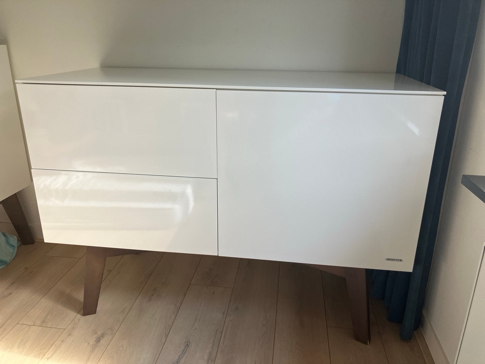 Kidsmill Commode Sixties Hoogglans Wit, Kinderen en Baby's, Kinderkamer | Commodes en Kasten, Ophalen, Gebruikt, 50 tot 70 cm