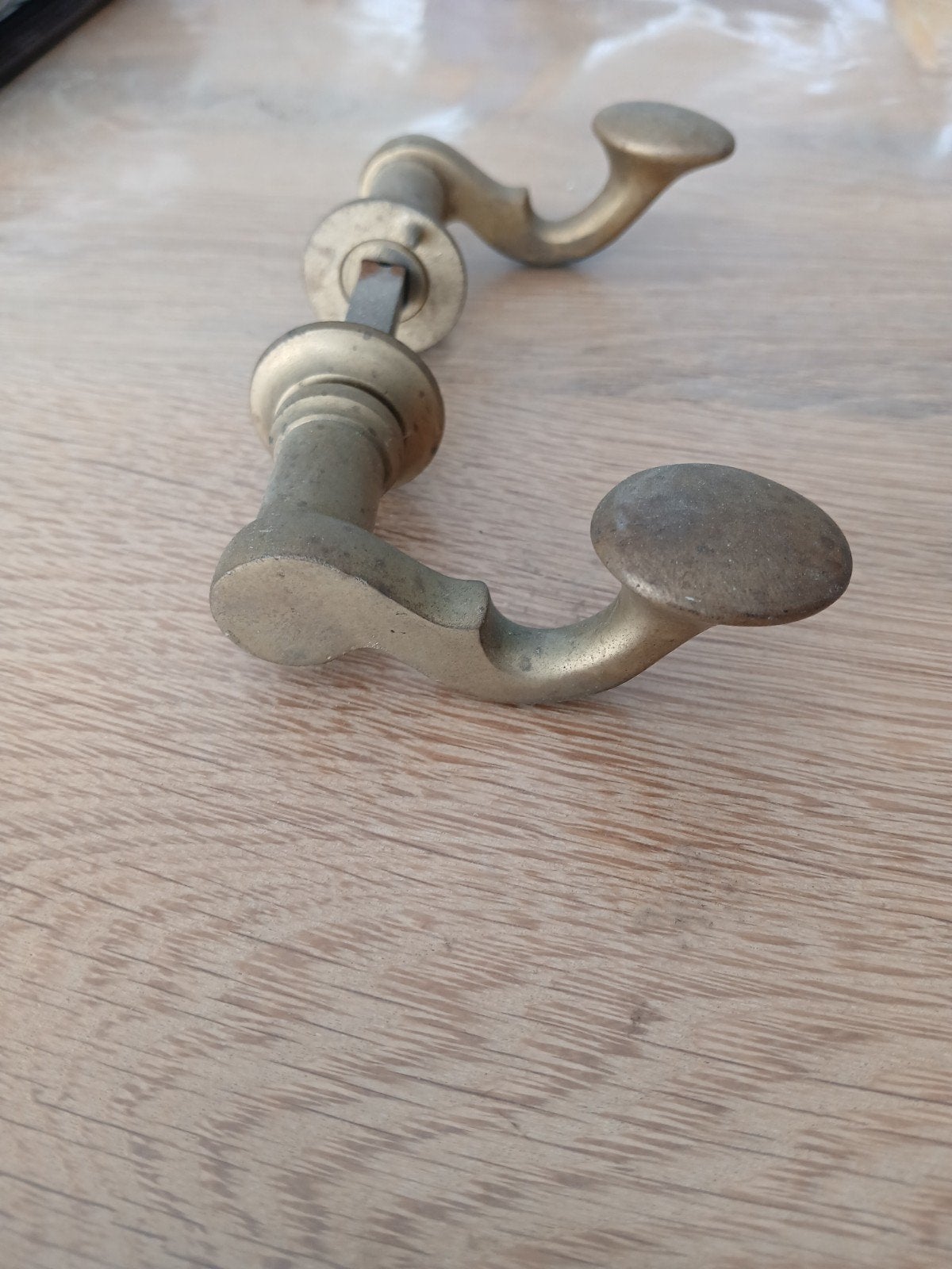 Deur klink koper, Doe-het-zelf en Verbouw, Hang- en Sluitwerk, Ophalen of Verzenden, Koper of Messing, Klink of Kruk