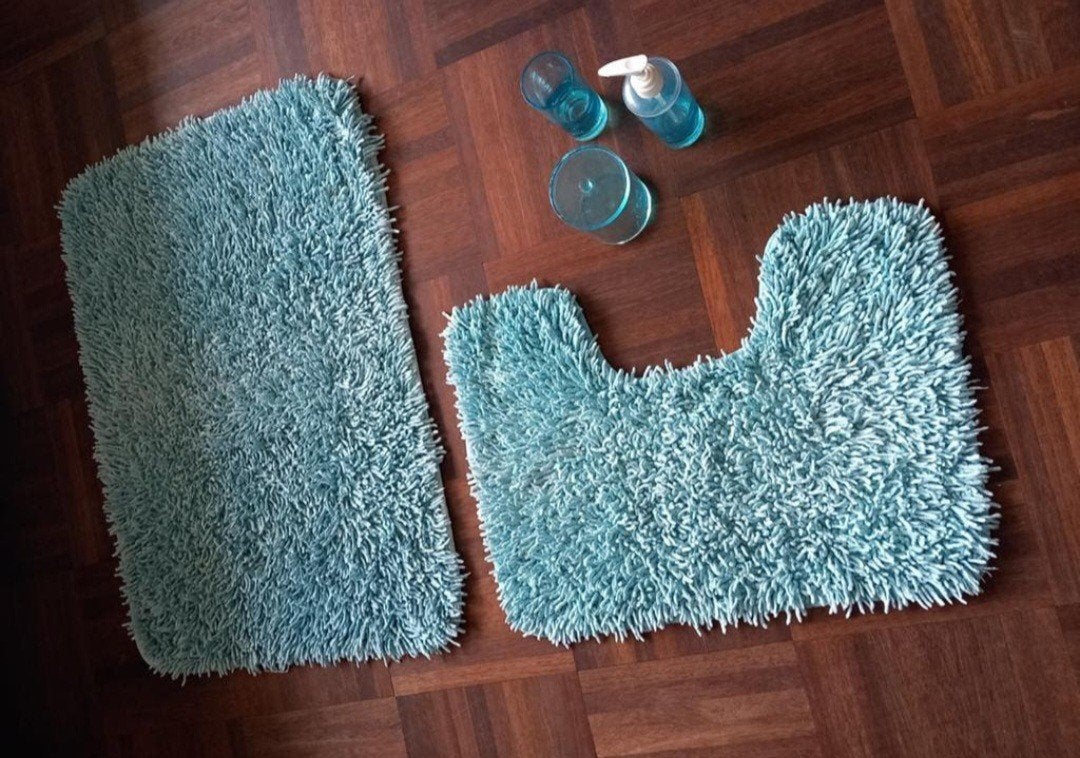 Badmat, toiletmat, zeeppomp wattenpot tandenborstelhouder, Ophalen of Verzenden