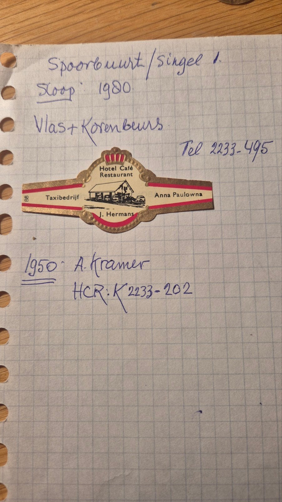 Sigarenbanden Anna Paulowna, Verzamelen, Ophalen, Zo goed als nieuw, Sigarenbandjes