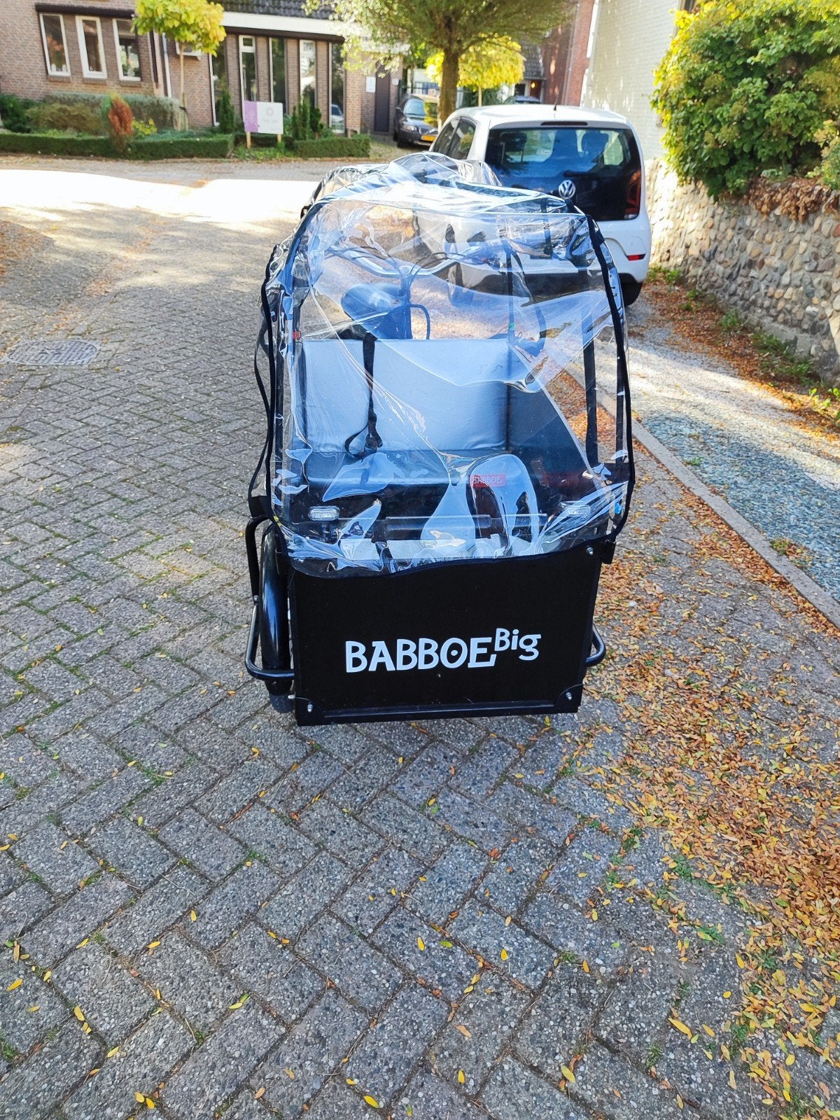 Babboe Big-E bakfiets | Gereviseerde accu | Zeer goede staat, 4 kinderen of meer, Gebruikt, Elektrisch, Trommelrem