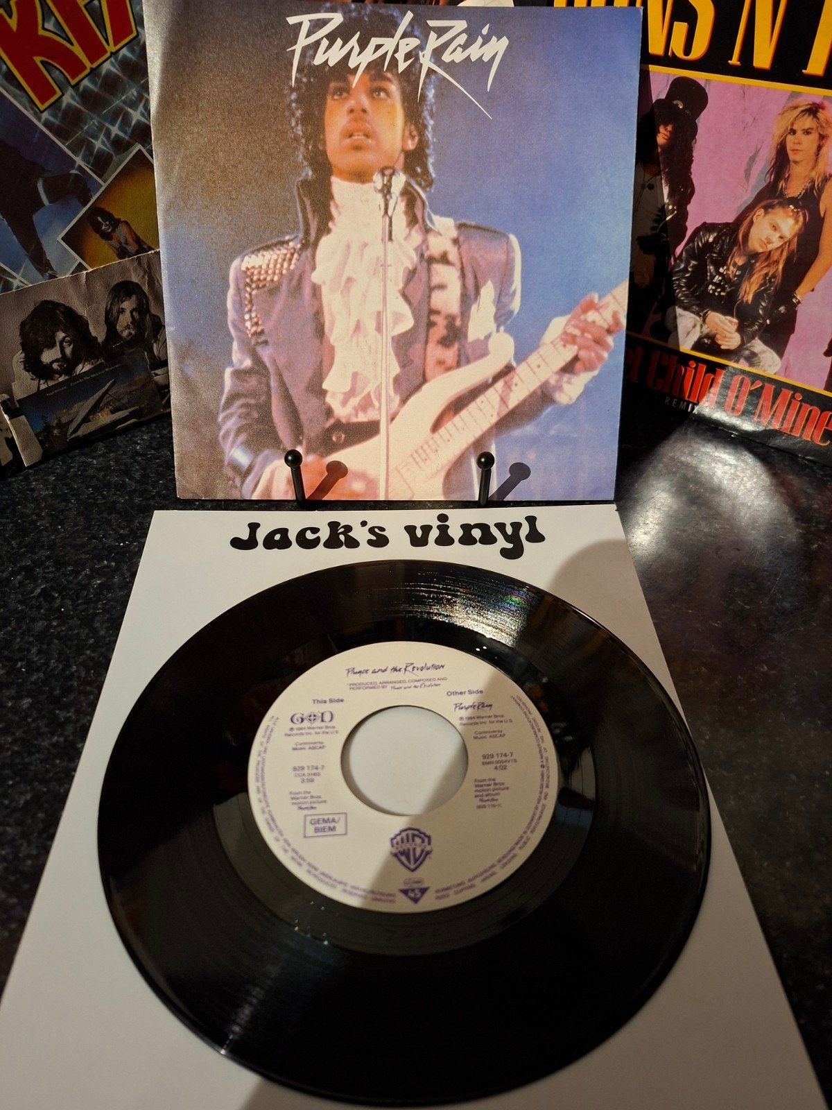 Prince - Purple Rain 7 inch vinyl single  1984/2, 7 inch, Ophalen of Verzenden, Zo goed als nieuw, Beschermende buitenhoes