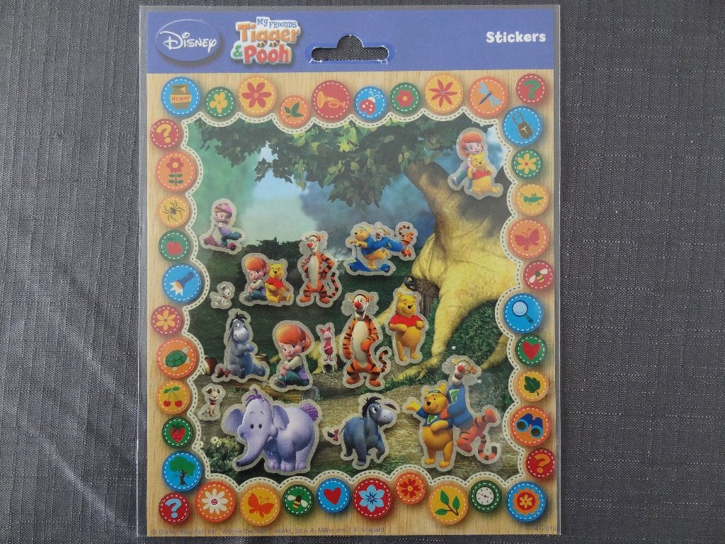 NIEUW! Stickervel Winnie De Poeh >Snelle Verzending!<, Ophalen of Verzenden, Winnie de Poeh of vrienden, Nieuw, Plaatje of Poster