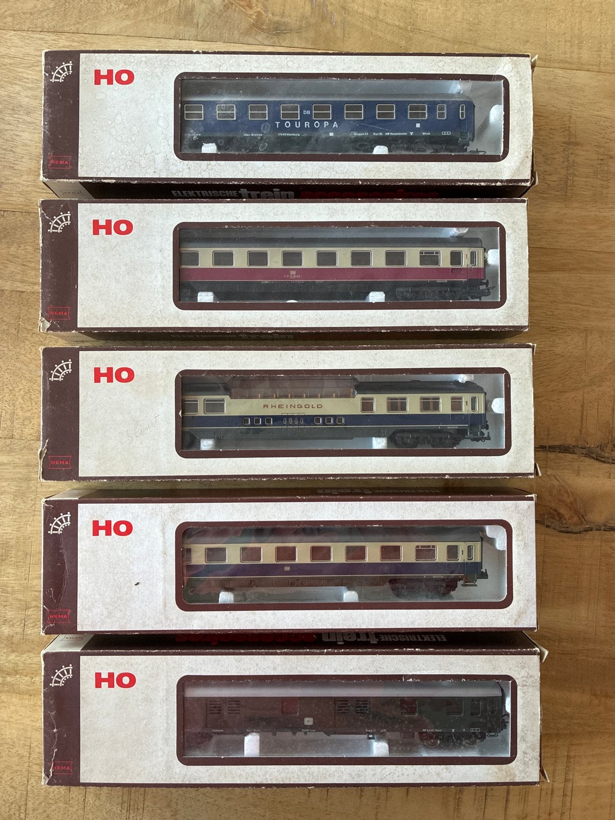 Hema HO Wagons - Diverse Modellen in Originele Verpakking, Hobby en Vrije tijd, Gelijkstroom, Wagon, Zo goed als nieuw, Ophalen