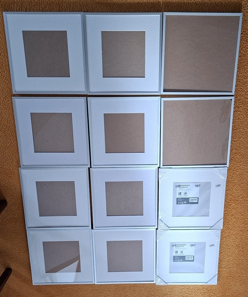 12 Lomviken 32x32 Lijsten, Ophalen, Zo goed als nieuw, Fotolijst, 32 cm