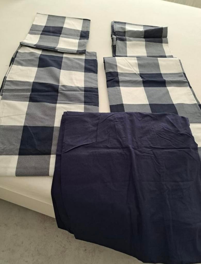 Dekbedovertrek Ten Cate 140x200, Ophalen of Verzenden, Zo goed als nieuw, Eenpersoons, Dekbedovertrek