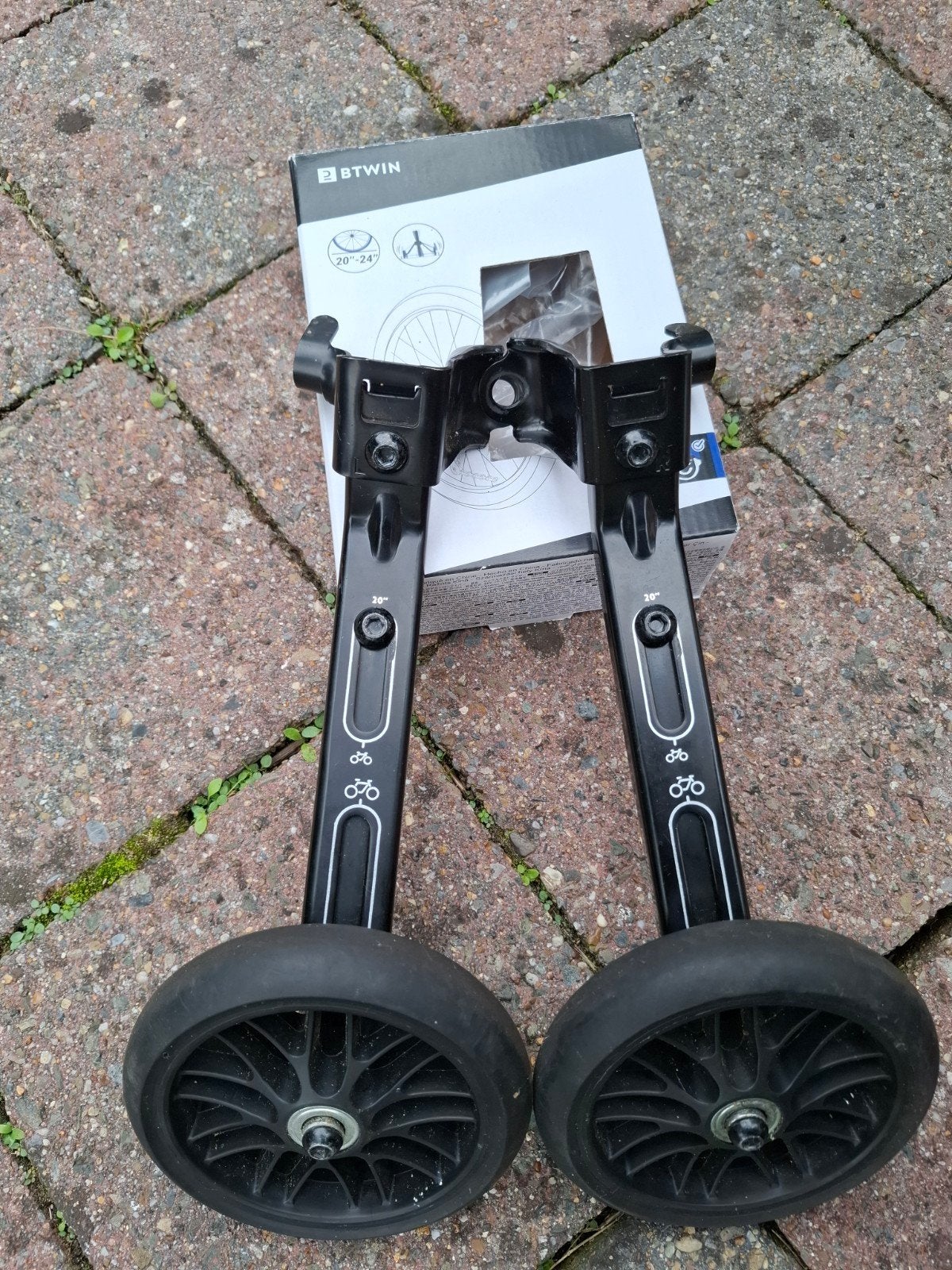 B'Twin zijwieltjes voor kinderfiets 20-24 inch, Ophalen of Verzenden, Gebruikt, B'Twin