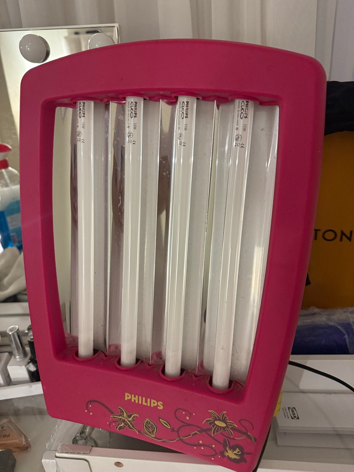 Philips gezichts bruiner zonenbank scherm, Ophalen of Verzenden, Zonnebank enkelzijdig, Minder dan 10 lampen