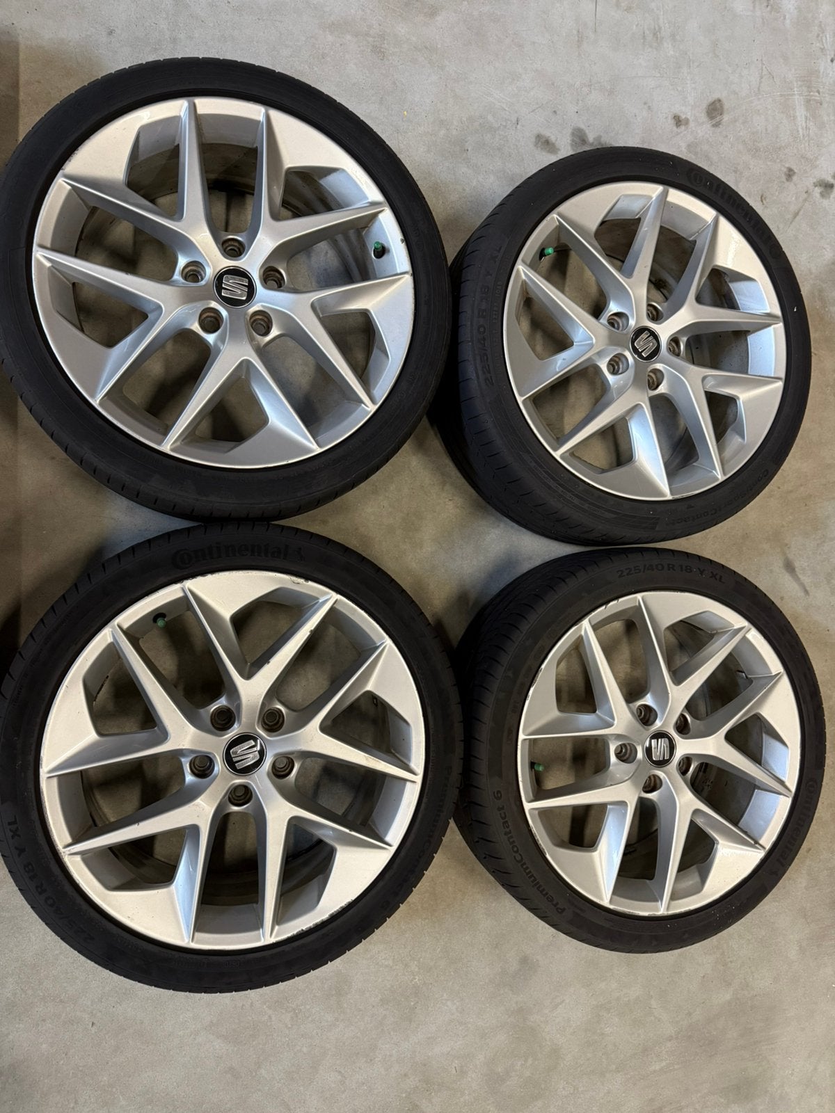 Seat Leon FR 18” velgen, Ophalen, 18 inch, Gebruikt, Band(en)