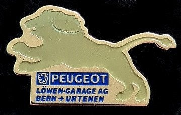Peugeot- Lower Garage Bern pin, Verzenden, Nieuw, Transport, Speldje of Pin