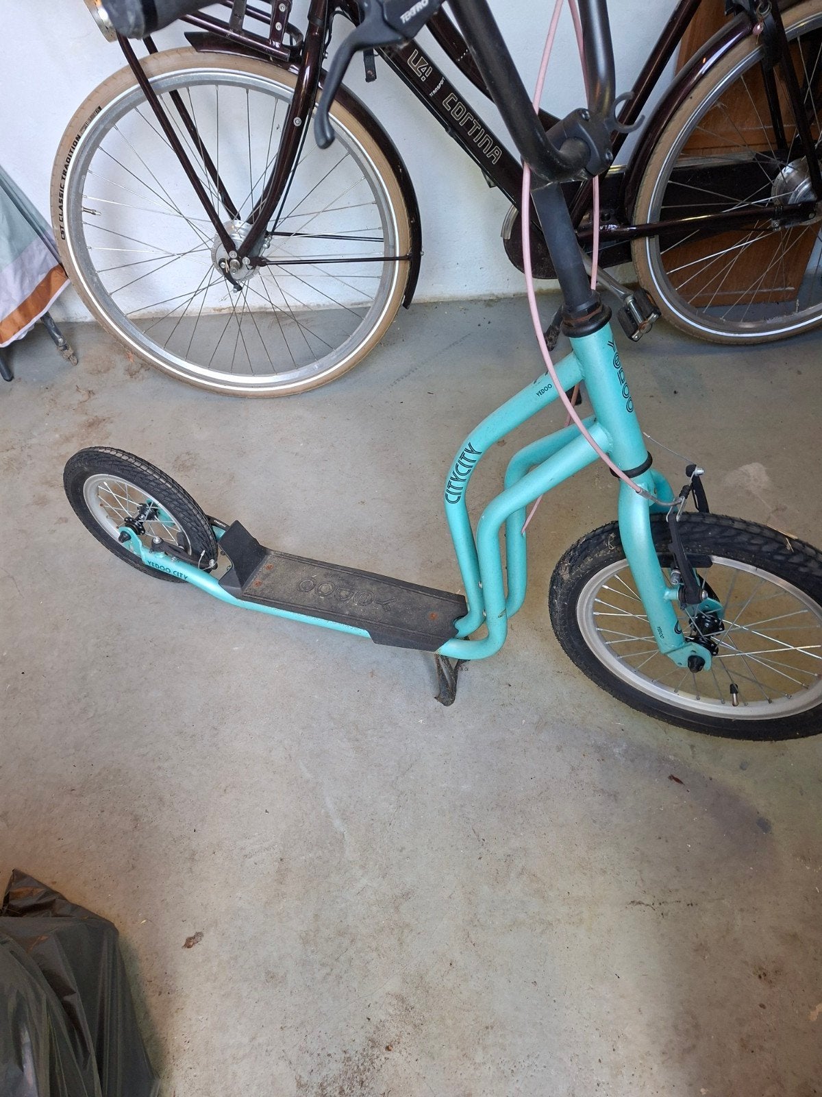 Yedoo City Step - Turquoise, Fietsen en Brommers, Steps, Ophalen, Gebruikt, Gewone step