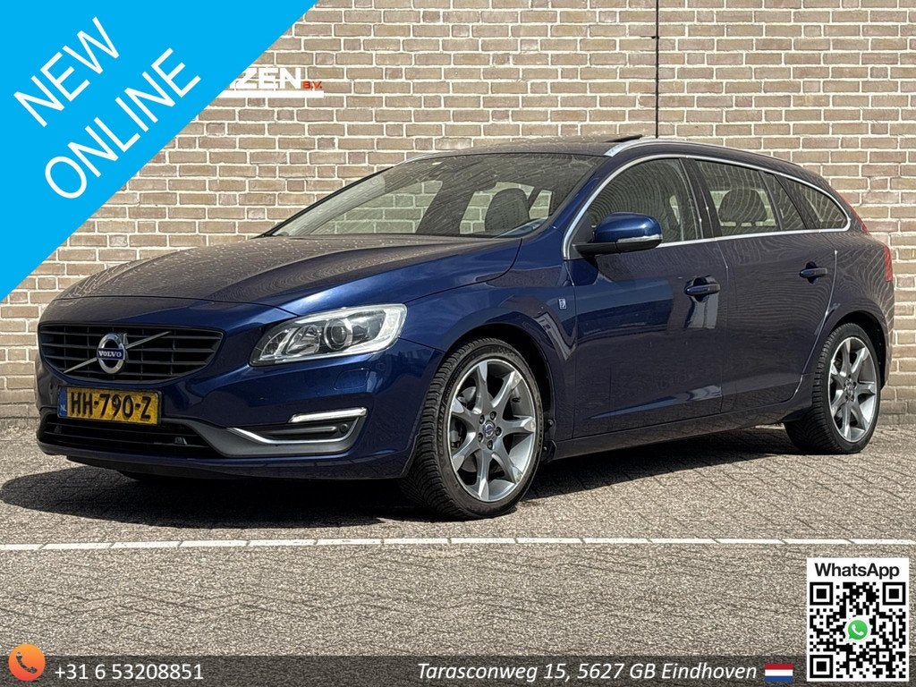 Volvo V60 2.0 D2 Ocean Race Business Automaat | Leder | Pano, Gebruikt, Euro 6, 1969 cc, Blauw