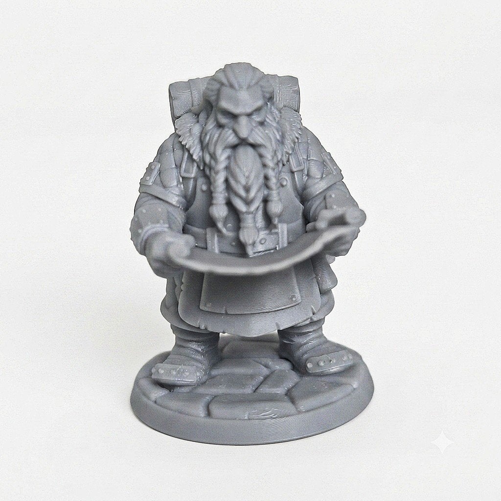 Dwarf Explorer Miniature D&D HQ dungeon's and dragons, Ophalen of Verzenden, Nieuw, Overige soorten