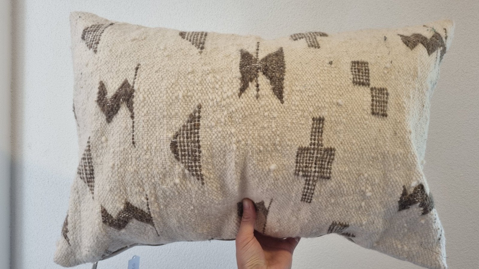 Decoratief Sierkussen met Uniek Patroon, Overige merken, Met print, Zo goed als nieuw, Sierkussen
