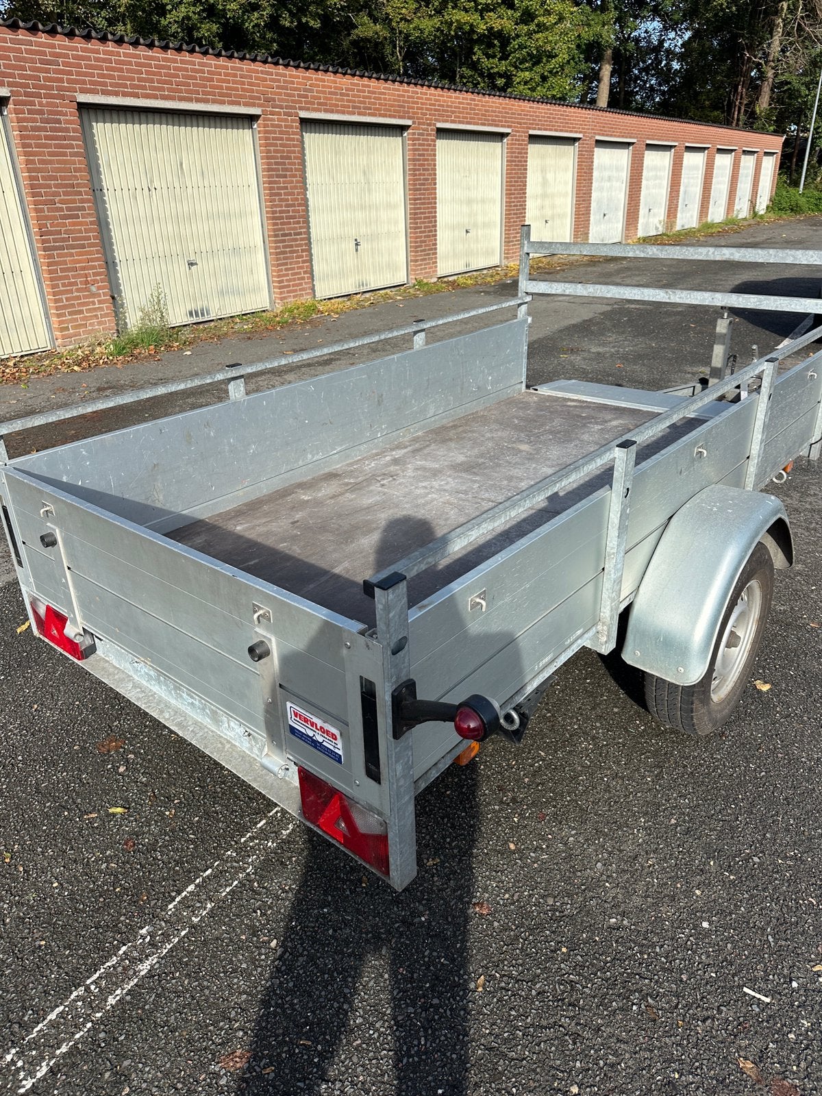Anssems bakwagen  D750 251x130 ongeremd aanhanger, Auto diversen, Ophalen, Zo goed als nieuw