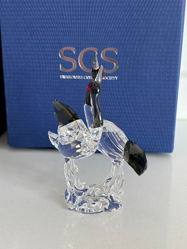Swarovski rode kraanvogels, Ophalen of Verzenden, Zo goed als nieuw, Figuurtje