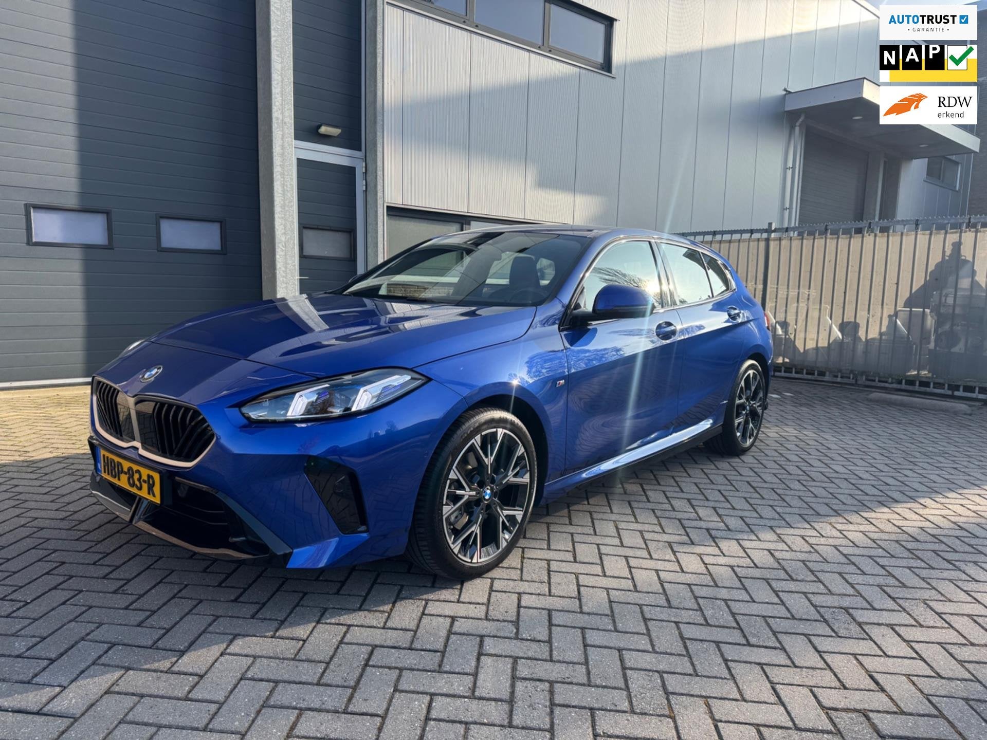 BMW 1-serie 120i M-Sportpakket, LED, Camera, Harman/Kardon,, Gebruikt, 156 pk, Blauw, Bedrijf