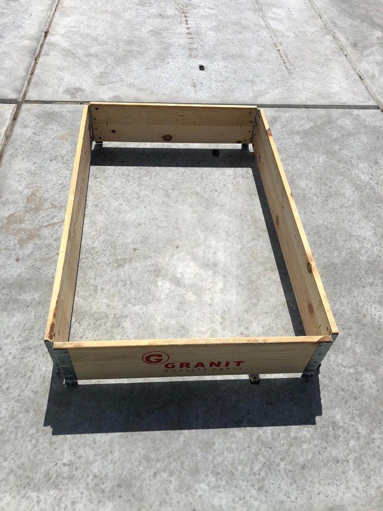palletranden, Tuin en Terras, Bloembakken en Plantenbakken, Ophalen, Minder dan 30 cm, 100 cm of meer, Vierkant