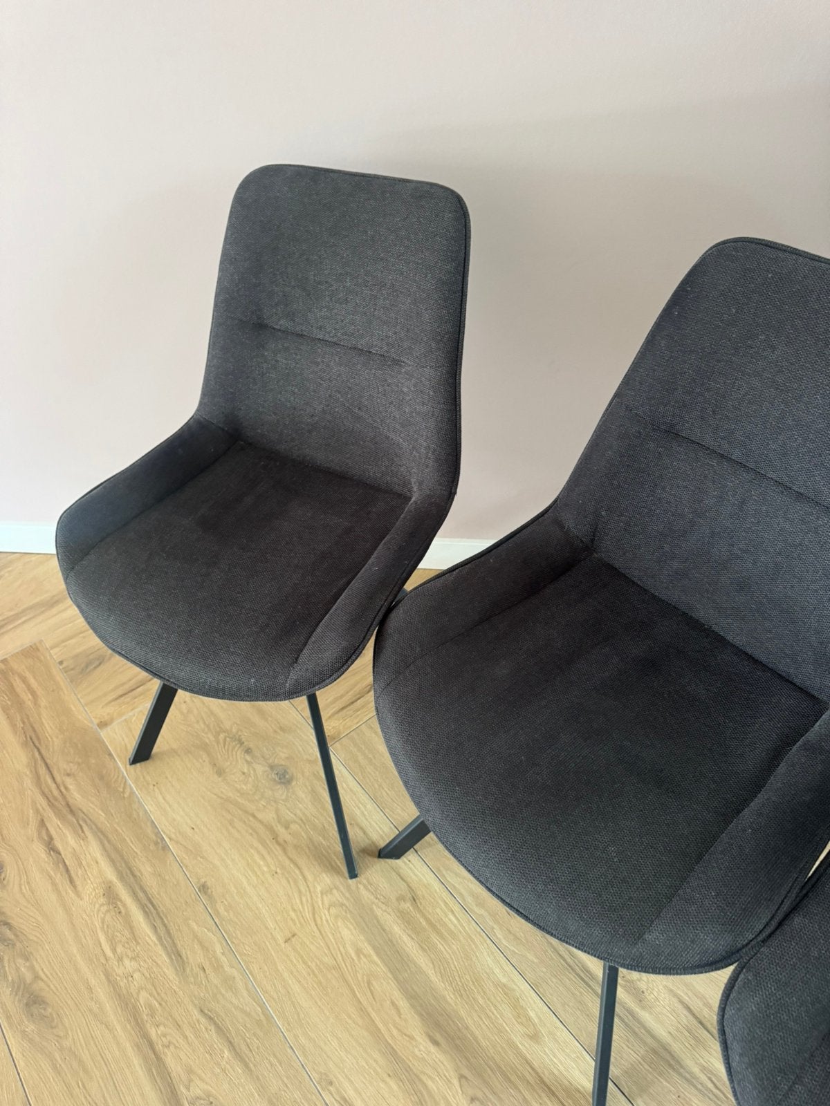 Pronto wonen eetkamerstoelen, Ophalen, Zo goed als nieuw, Grijs