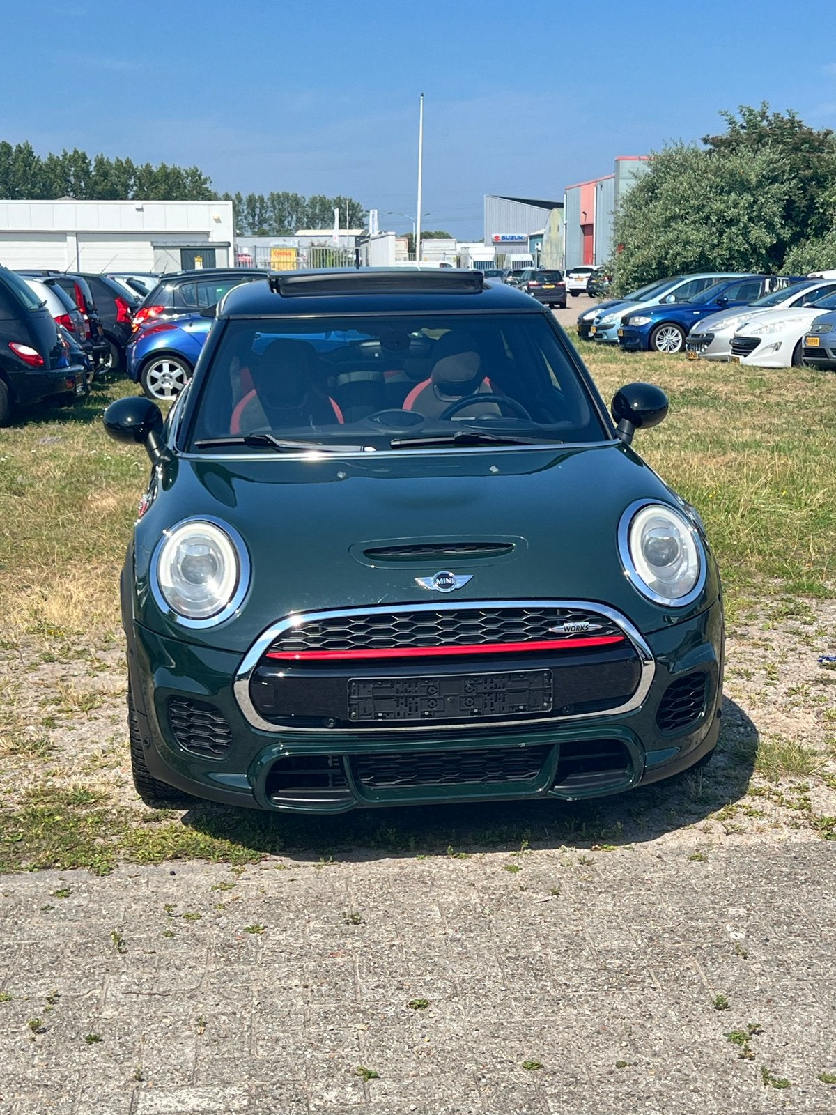 Mini 2.0 John Cooper Works 3D 2017 Groen, Auto's, Mini, Voorwielaandrijving, 1998 cc, 4 cilinders, 4 stoelen